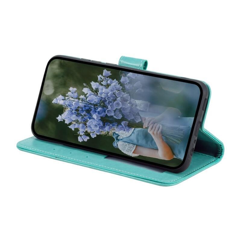 Mandala könyv tok a Xiaomi Redmi Note 12S-hez - teal színű