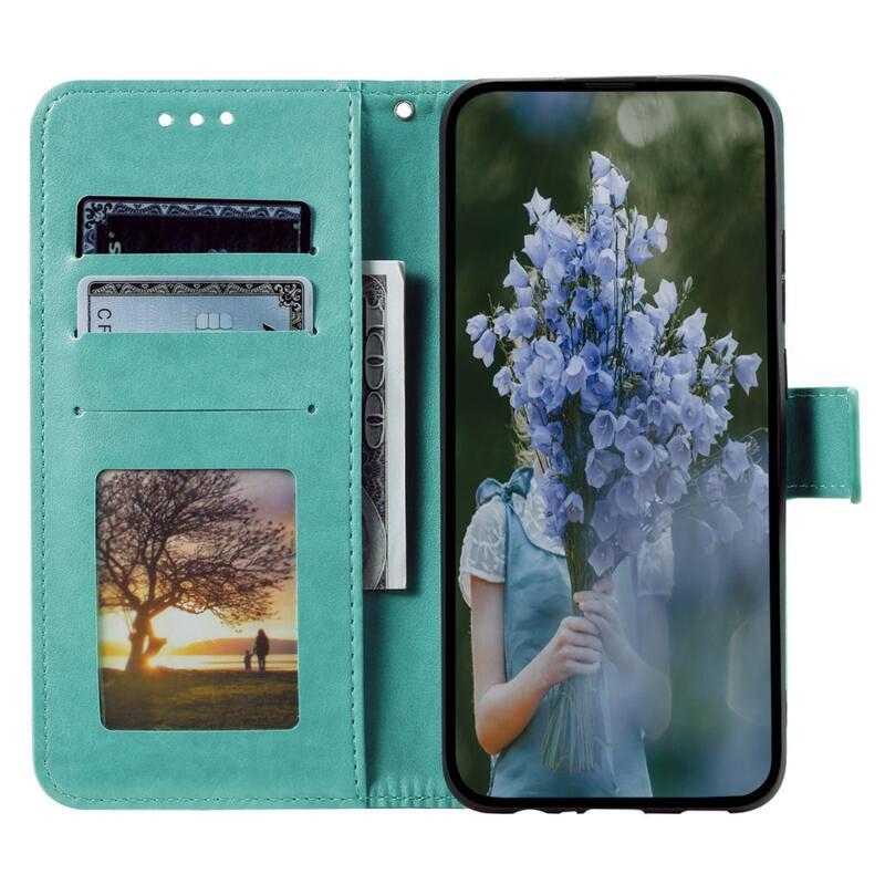 Mandala könyv tok a Xiaomi Redmi Note 12S-hez - teal színű