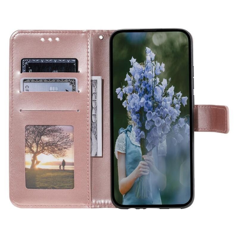 Mandala könyv tok a Xiaomi Redmi Note 12S-hez - rózsaarany színben