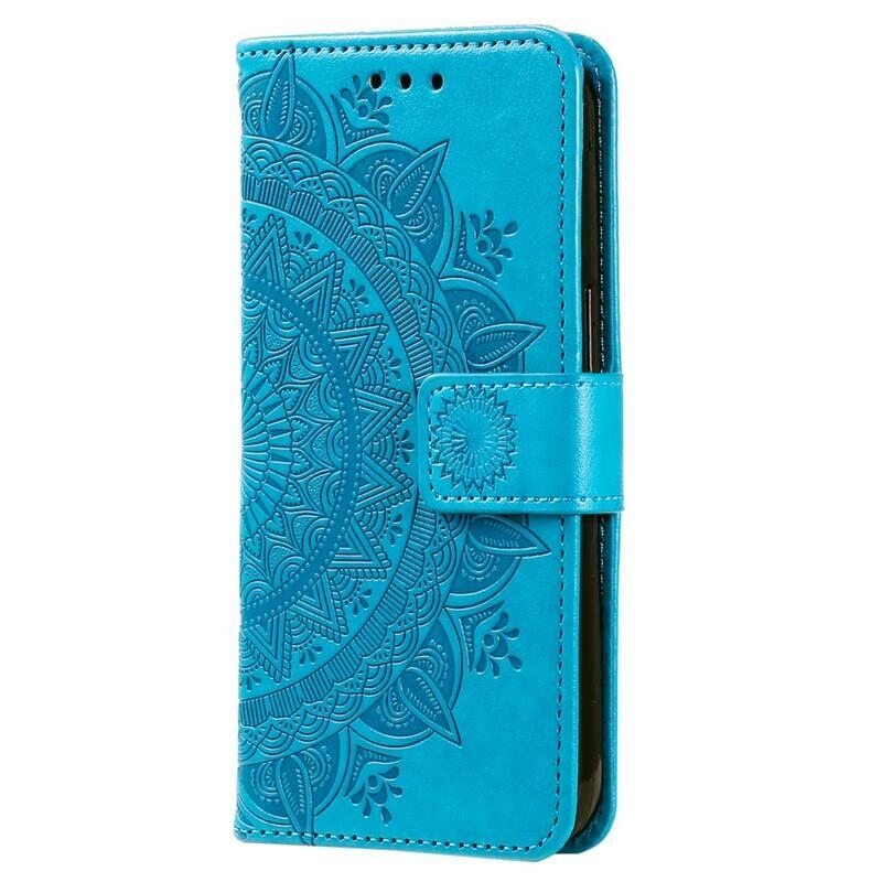 Mandala pénztárca tok Nokia C21 Plus készülékhez - kék