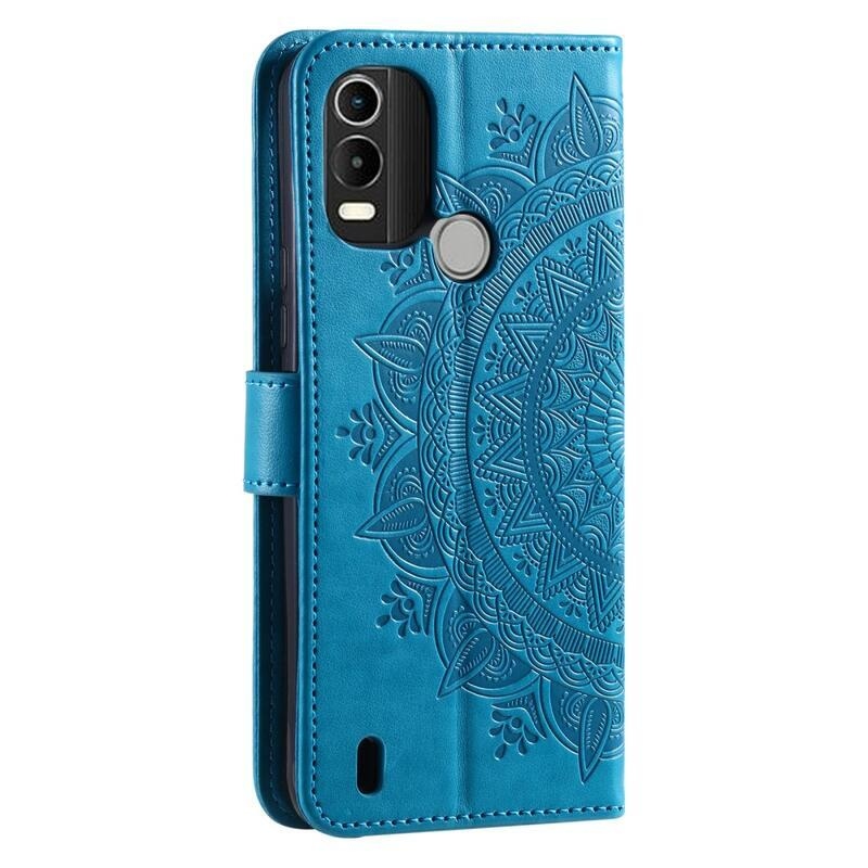Mandala pénztárca tok Nokia C21 Plus készülékhez - kék