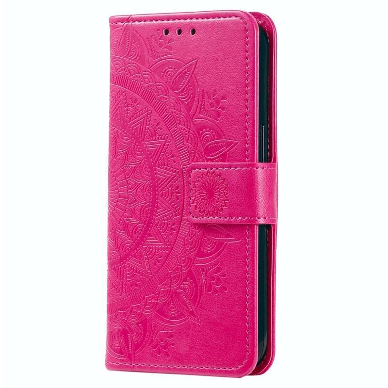 Mandala pénztárca tok Nokia C21 Plus készülékhez - rózsaszínű
