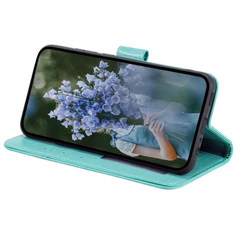 Mandala pénztárca tok a Nokia C21 Plus készülékhez - zöld