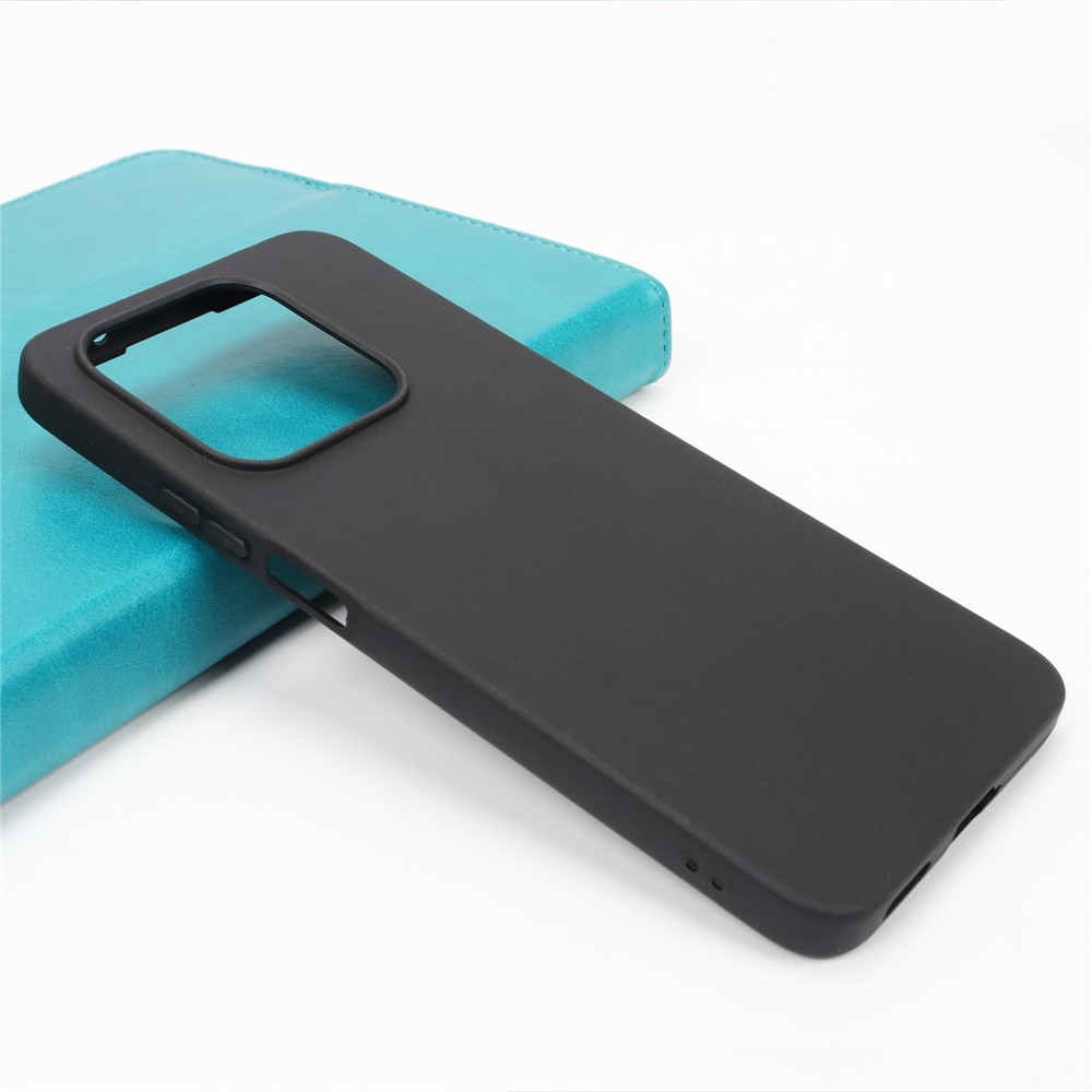 Matt zselés tok a Honor 400 Smart 5G/4G/Honor X7d készülékhez - fekete