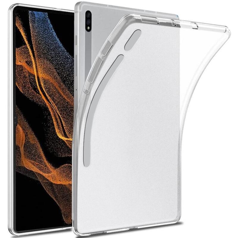Matt, átlátszó zselés tok Samsung Galaxy Tab S8 Ultra - átlátszó