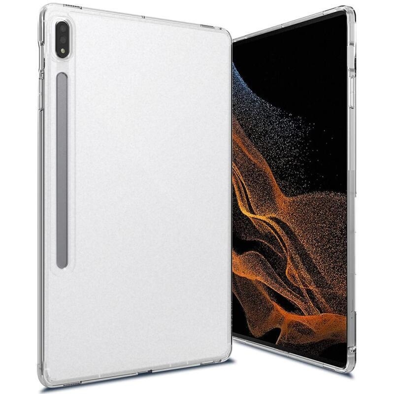 Matt, átlátszó zselés tok Samsung Galaxy Tab S8 Ultra - átlátszó