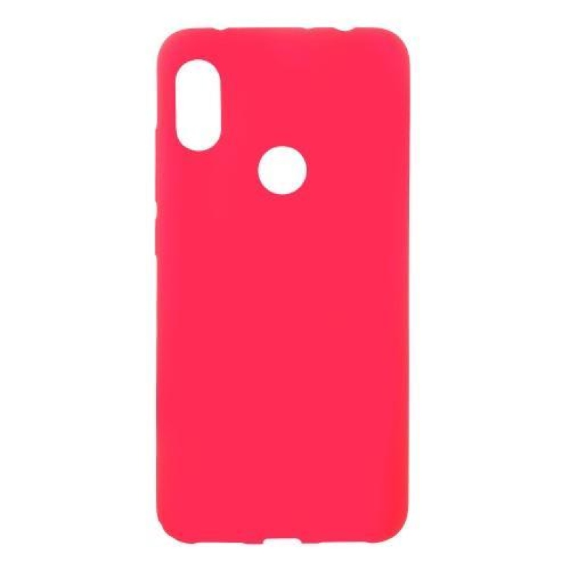 Matt zselés tok Xiaomi Redmi Note 6 Pro-hoz - piros