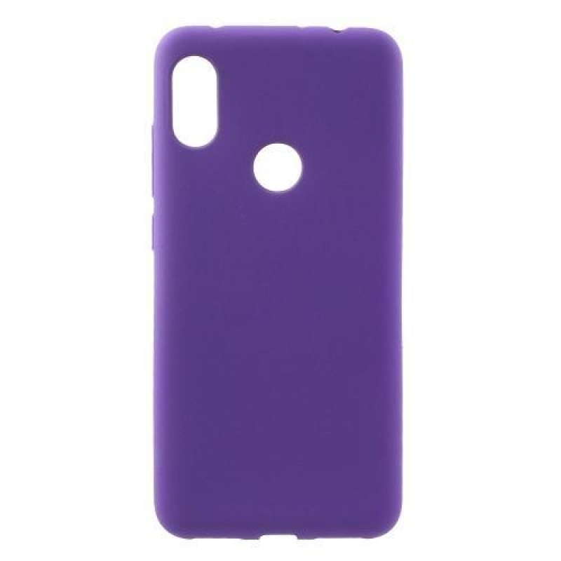 Matt zselés tok Xiaomi Redmi Note 6 Pro készülékhez - lila