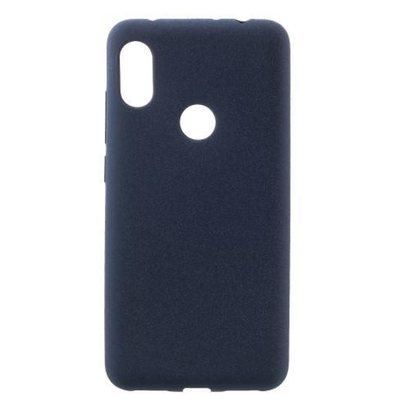 Matt zselés tok Xiaomi Redmi Note 6 Pro készülékhez - sötétkék