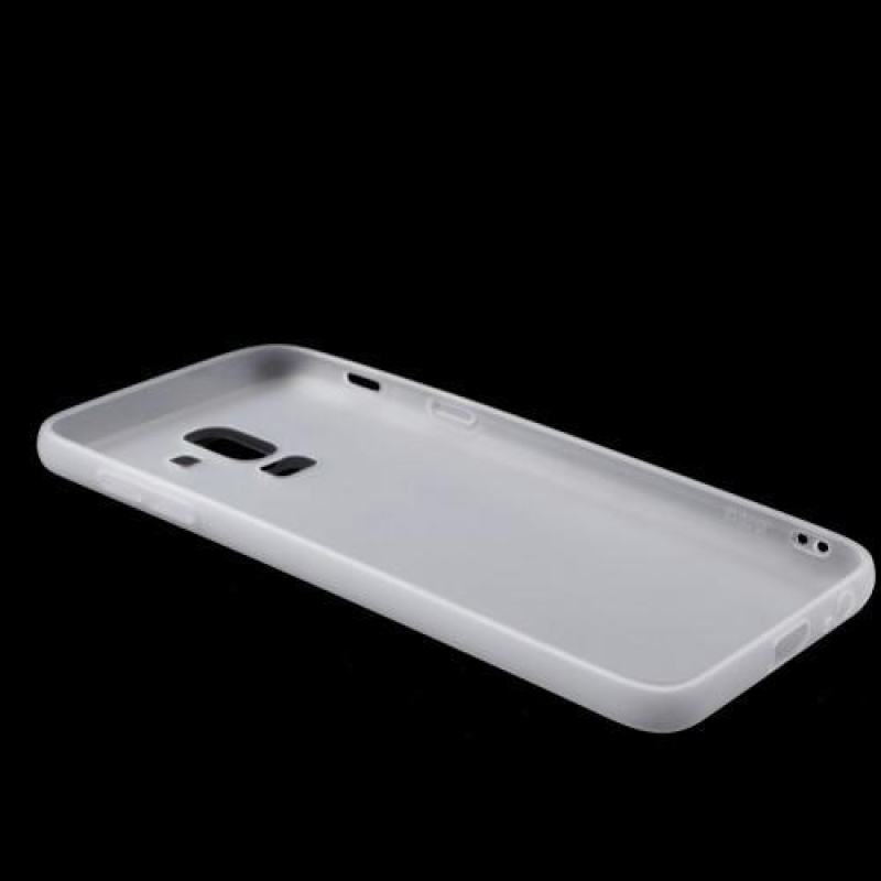 Matt, nyomtatásgátló szilikon tok Samsung Galaxy A6+ (2018) - átlátszó