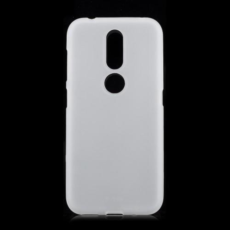 Matt zselés tok Nokia 4.2 készülékhez - fehér