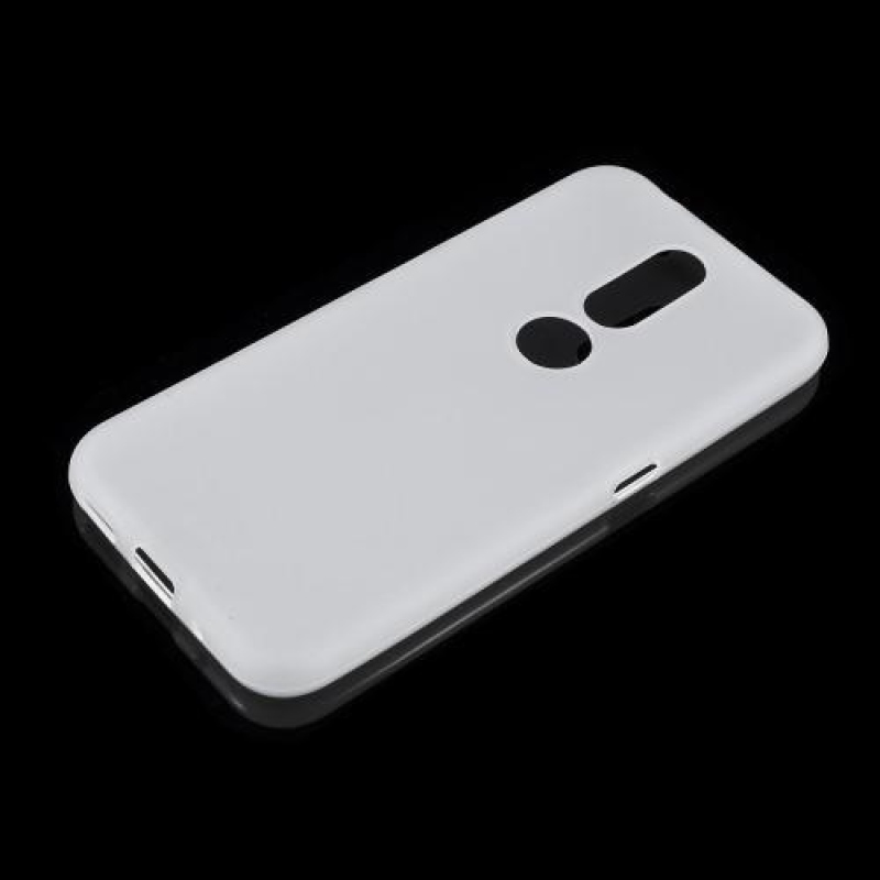 Matt zselés tok Nokia 4.2 készülékhez - fehér