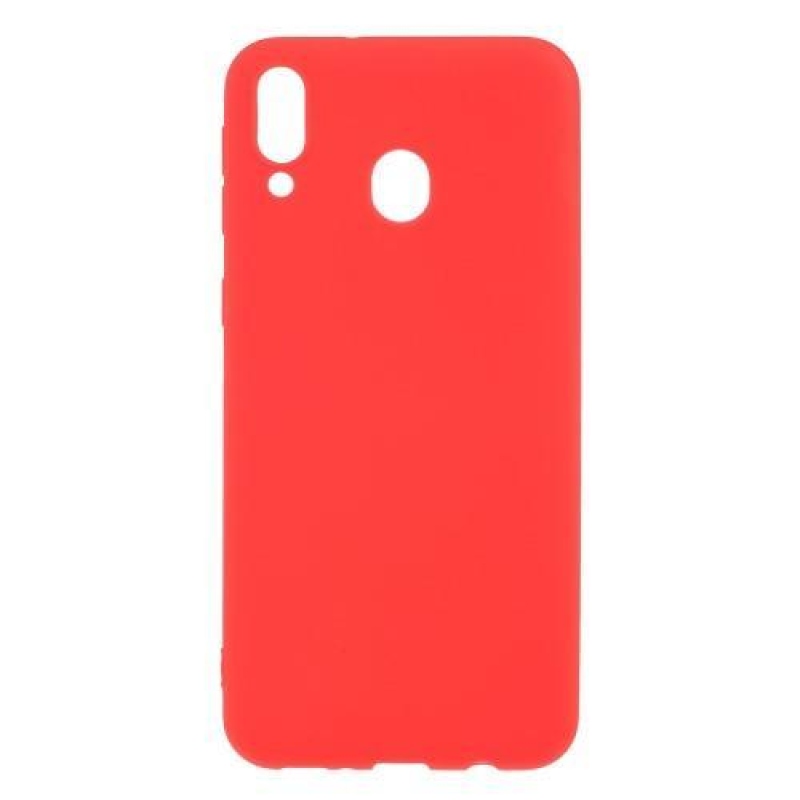 Matt zselés tok Samsung Galaxy M20 készülékhez - piros