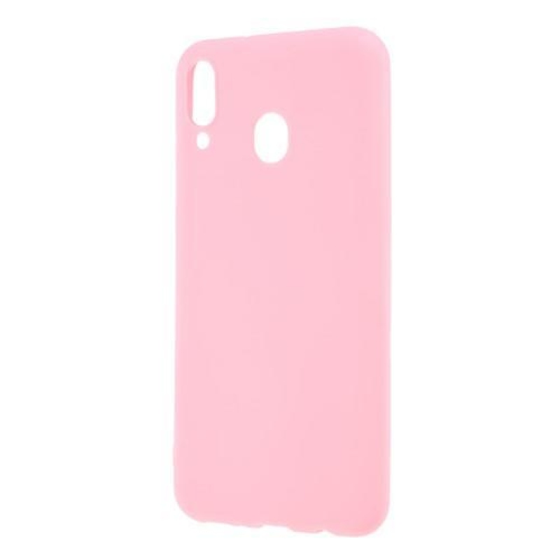 Matt zselés tok Samsung Galaxy M20 készülékhez - rózsaszín