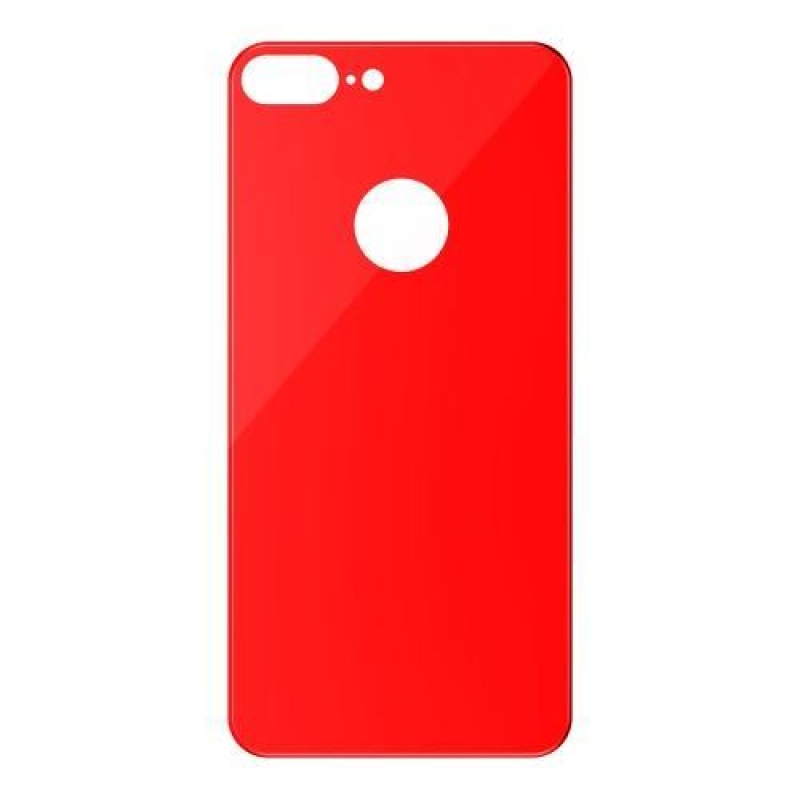 Matt hátlapi 3D edzett üveg iPhone 7 Plus és 8 Plus készülékhez - piros