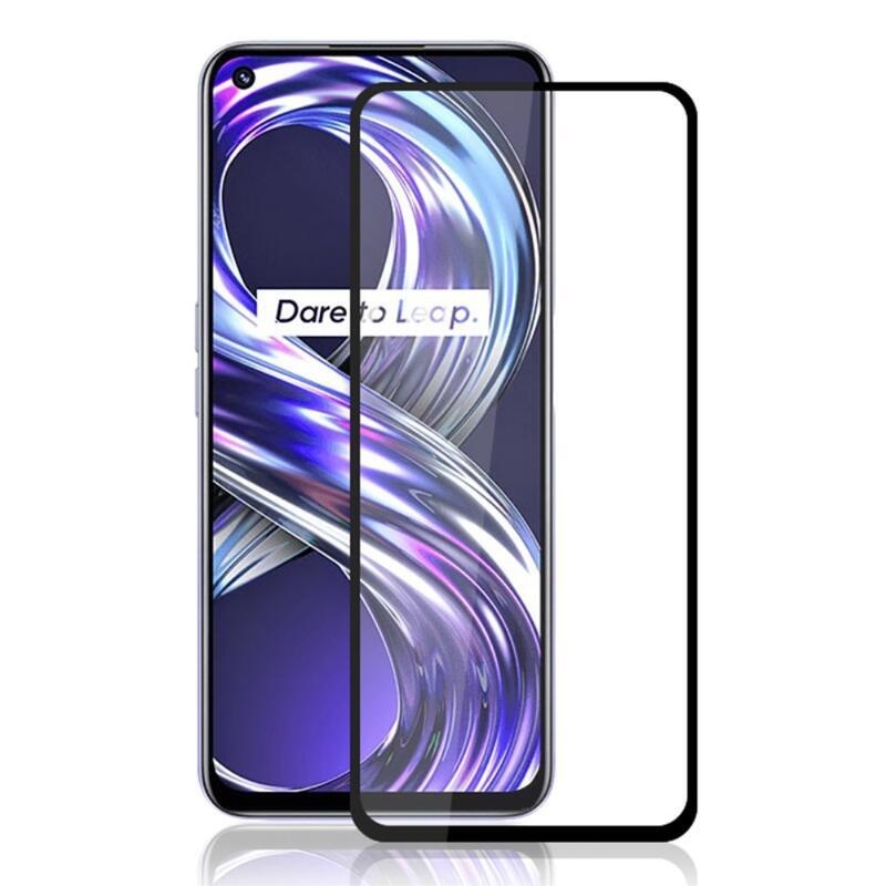 MCL teljes képernyős edzett üveg a Realme 8i készülékhez