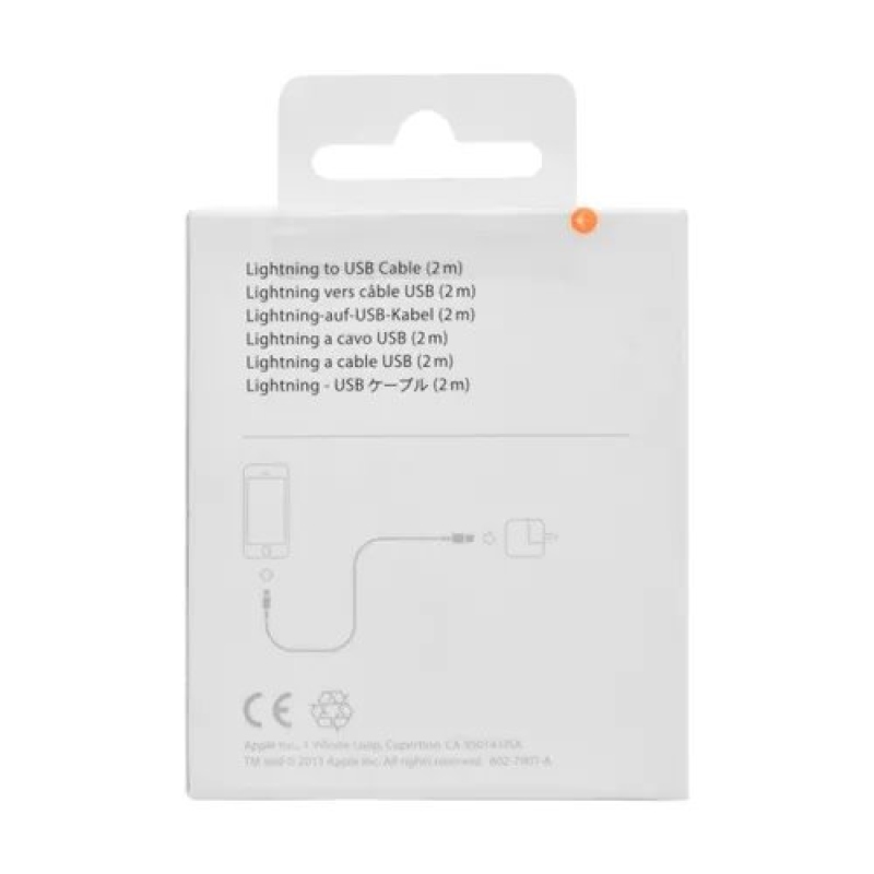 MD819 Apple USB-A/Lightning adatkábel 2m fehér