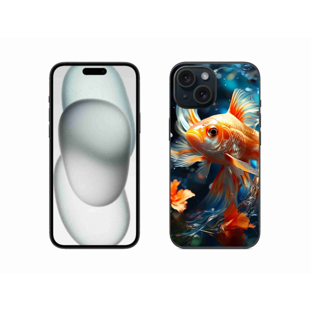 Zselés borítás mmCase iPhone 15-hez - hal