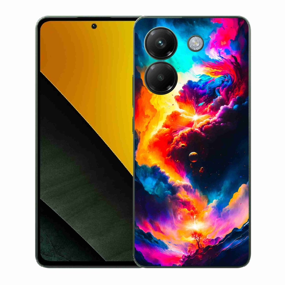 Gél borítás mmCase a Xiaomi Poco M7 Pro 5G számára - absztrakt motívum