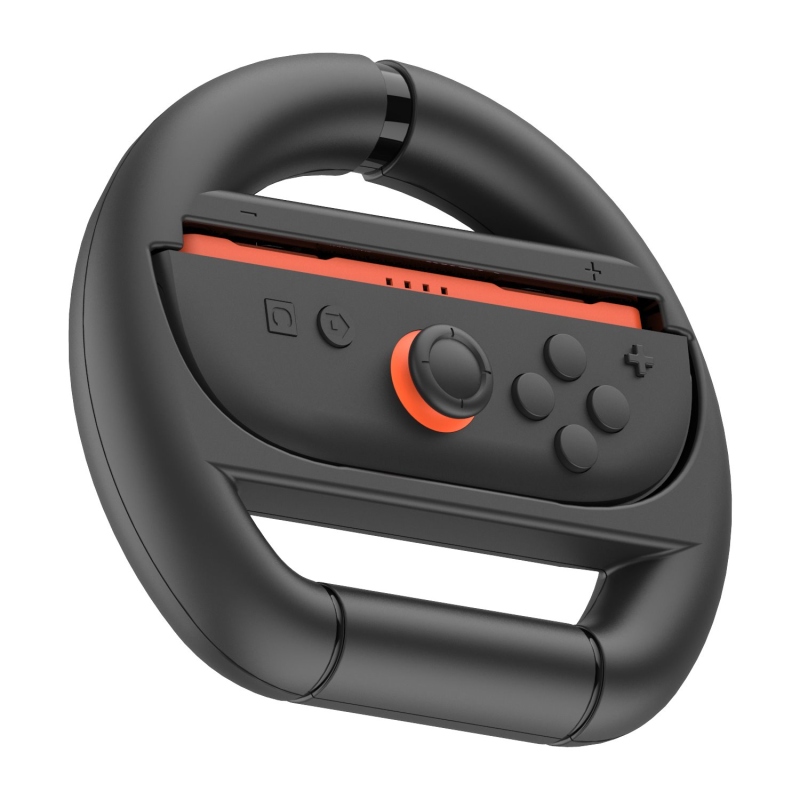 iPega SW2054 Versenykerék JoyCon kontrollerhez Nintendo Switch 2 fekete