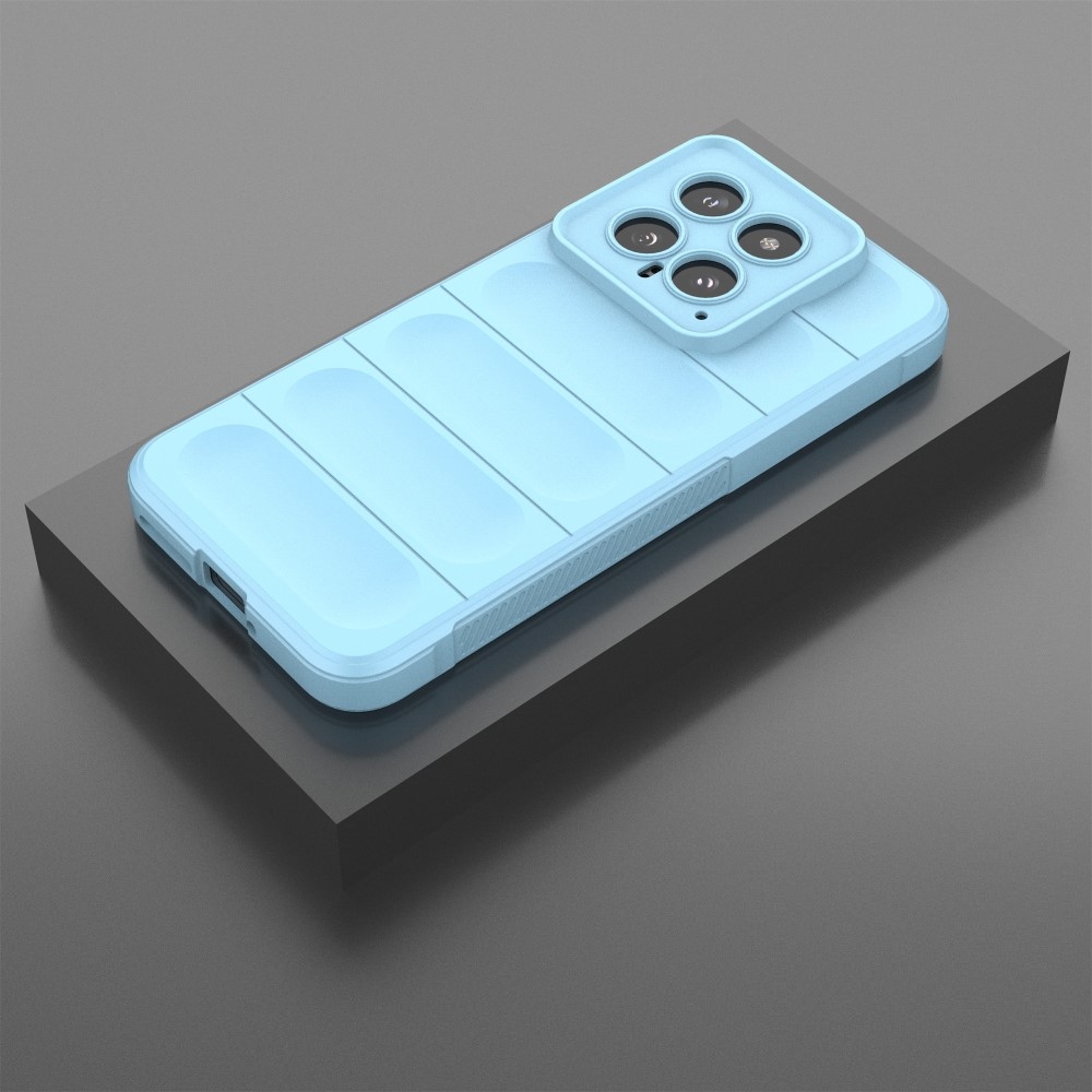 Rugg tartós zselés tok Xiaomi 14 - világoskék színben