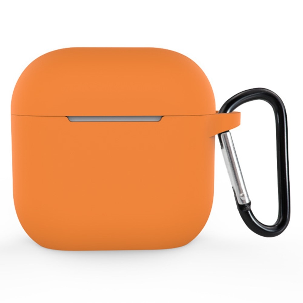 Hüvelyes szilikon tok Apple AirPods 4 készülékhez - narancssárga