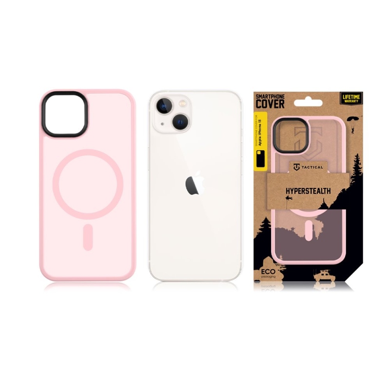 Taktikai MagForce Hyperstealth borító iPhone 13 rózsaszín párduchoz