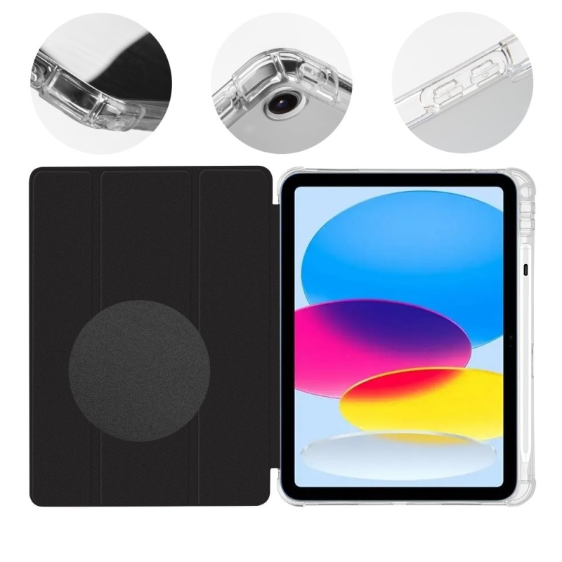 COVER:ME MistyTab tok iPad 10.9 2022 Fekete