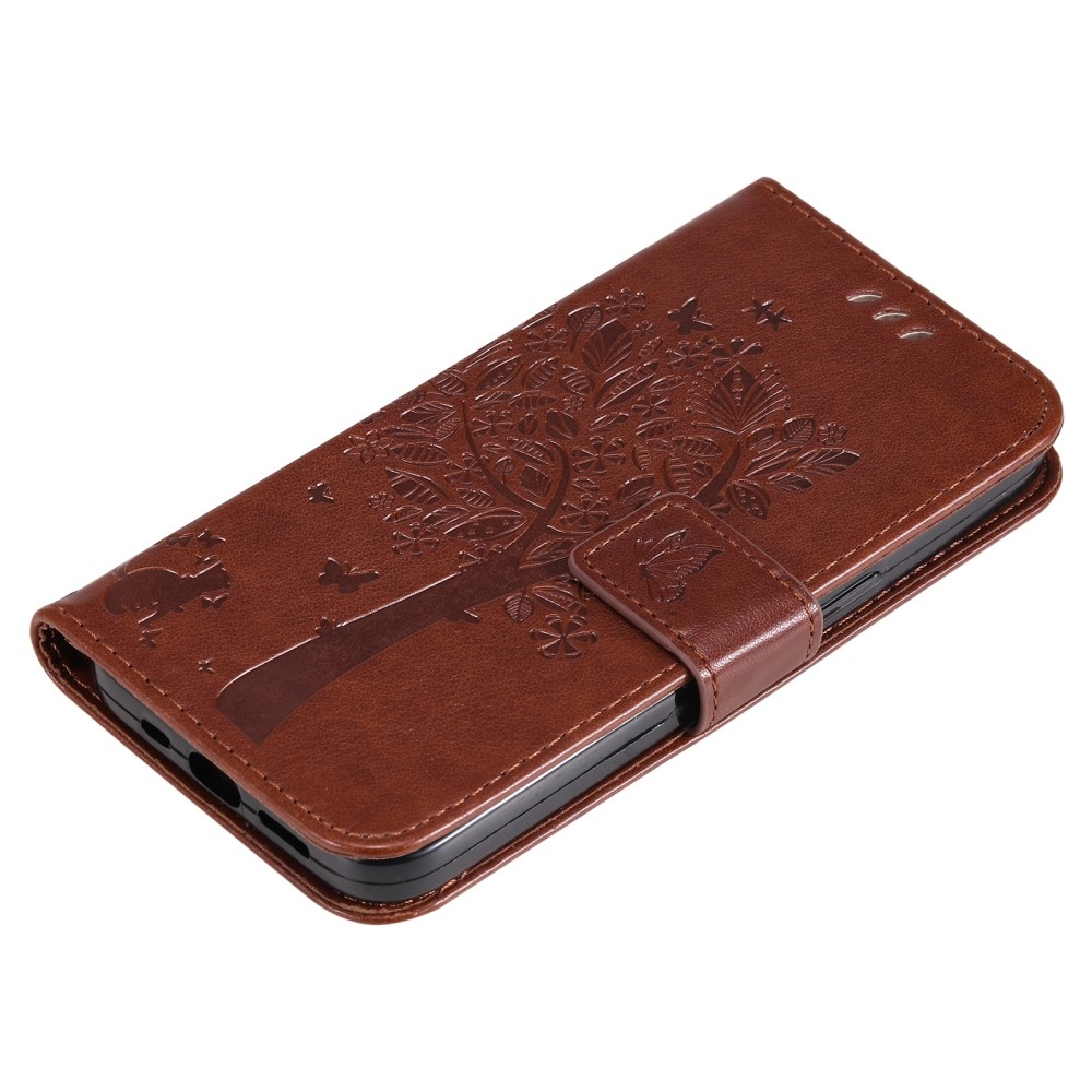 Fák könyve tok Xiaomi 14 - barna