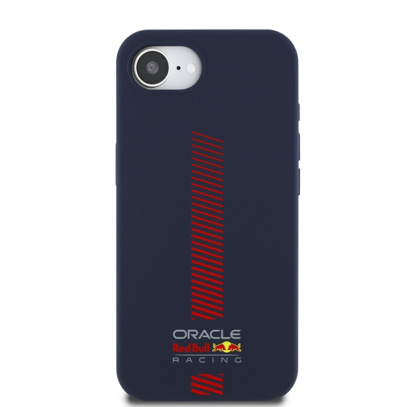 Red Bull szilikon Powerbar MagSafe hátlap iPhone 16e-hez Navy színű szilikon Powerbar MagSafe hátlap