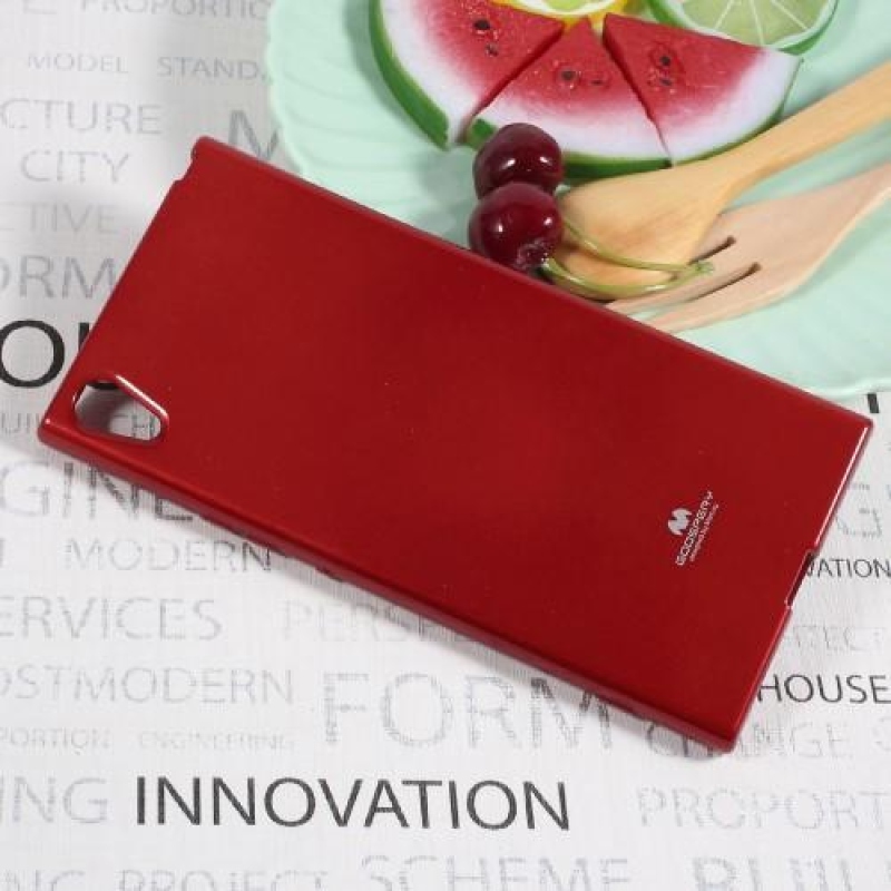 MG finoman csillogó zselés tok Sony Xperia XA1 Ultra készülékhez - piros