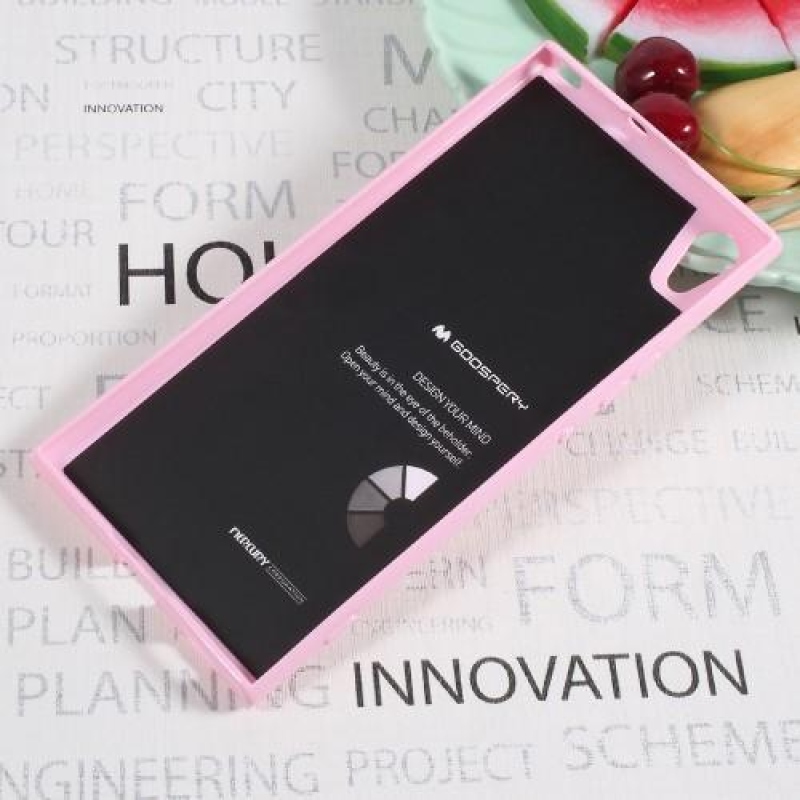 MG finoman csillogó zselés tok Sony Xperia XA1 Ultra készülékhez - rózsaszín