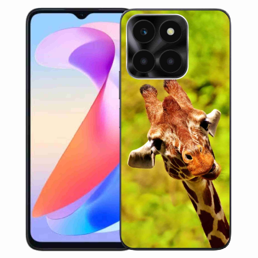 Zselés borítás mmCase a Honor X6a készülékhez - zsiráf