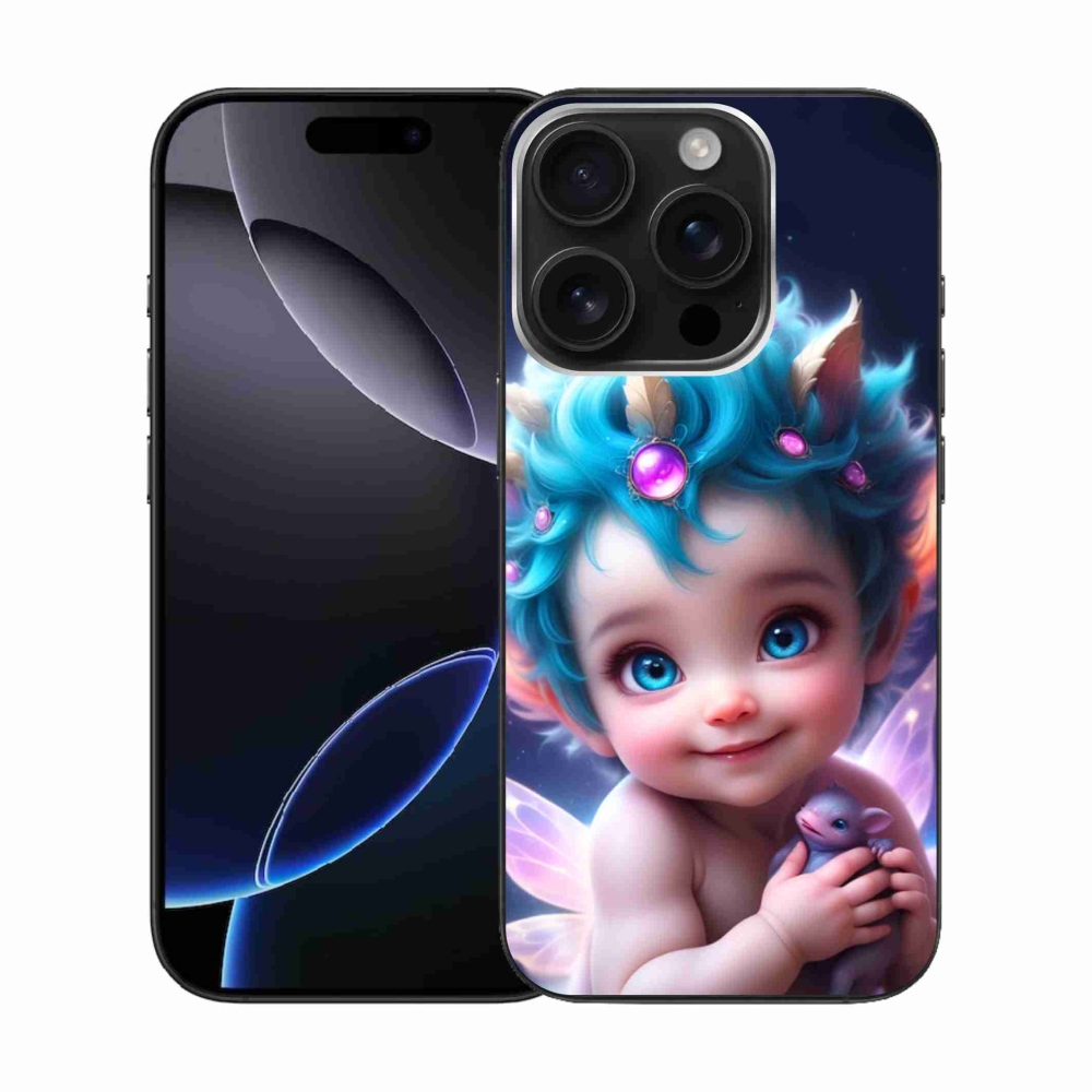 Gél borítás mmCase iPhone 16 Pro készülékhez - baba pillangószárnyakkal