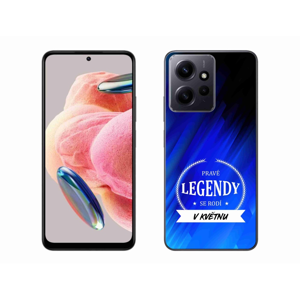 Gél borítás mmCase a Xiaomi Redmi Note 12 4G - Legends in May kék háttérrel