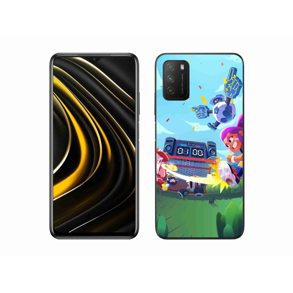Gél borítás mmCase a Xiaomi Poco M3-hoz - verekedés csillagok 1