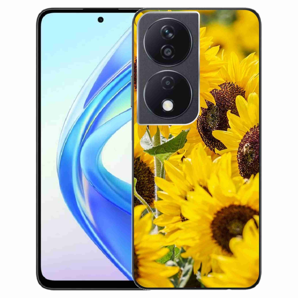 Gél védőburkolat mmCase a Honor X7b/Honor 90 Smart készülékhez - Napraforgó