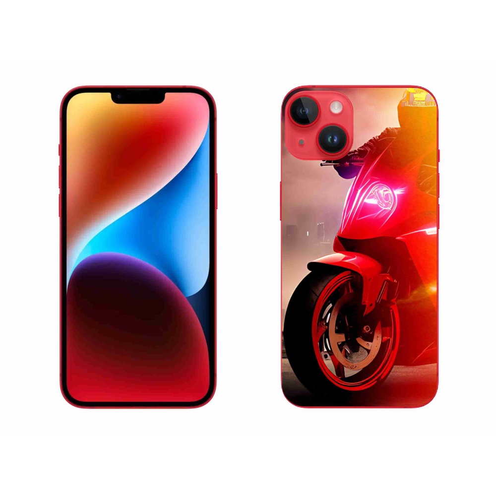Zselés borítás mmCase iPhone 14 Plus készülékhez - motorbicikli