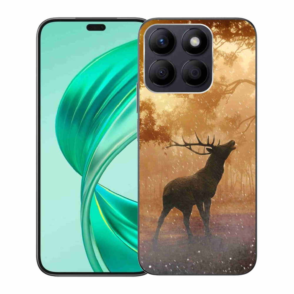 Zselés borítás mmCase a Honor X8b-hez - szarvas a szarvasbőgésben