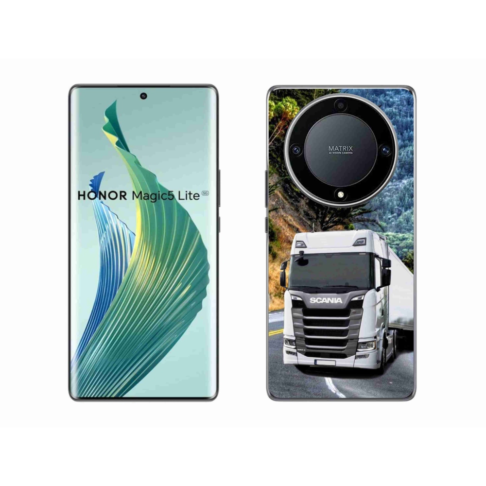 Gél borítás mmCase a Honor Magic 5 Lite 5G készülékhez - teherautó 1
