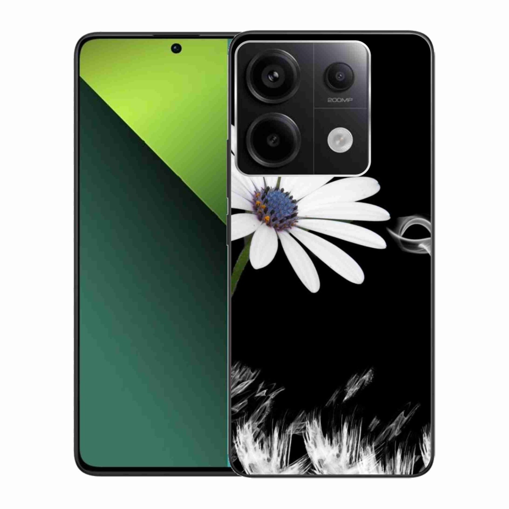Gél borítás mmCase a Xiaomi Redmi Note 13 Pro 5G/Poco X6 5G számára - fehér virág