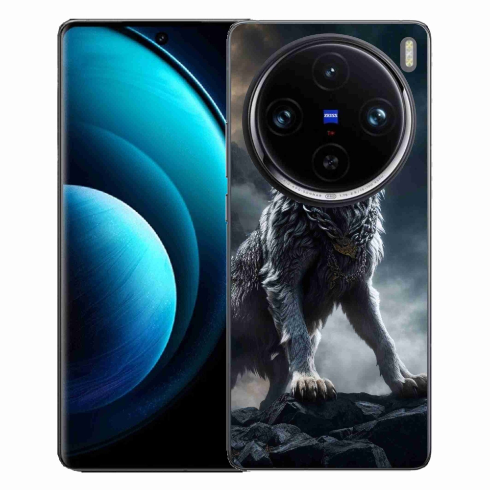 Zselés borítás mmCase a Vivo X100 Pro 5G készülékhez - farkas 1