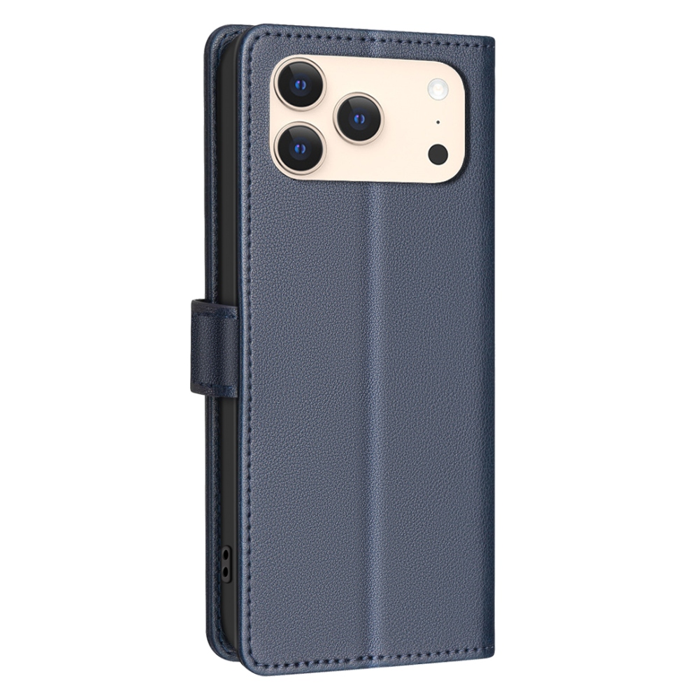 BINFEN könyvtáska iPhone 17 Pro készülékhez - kék