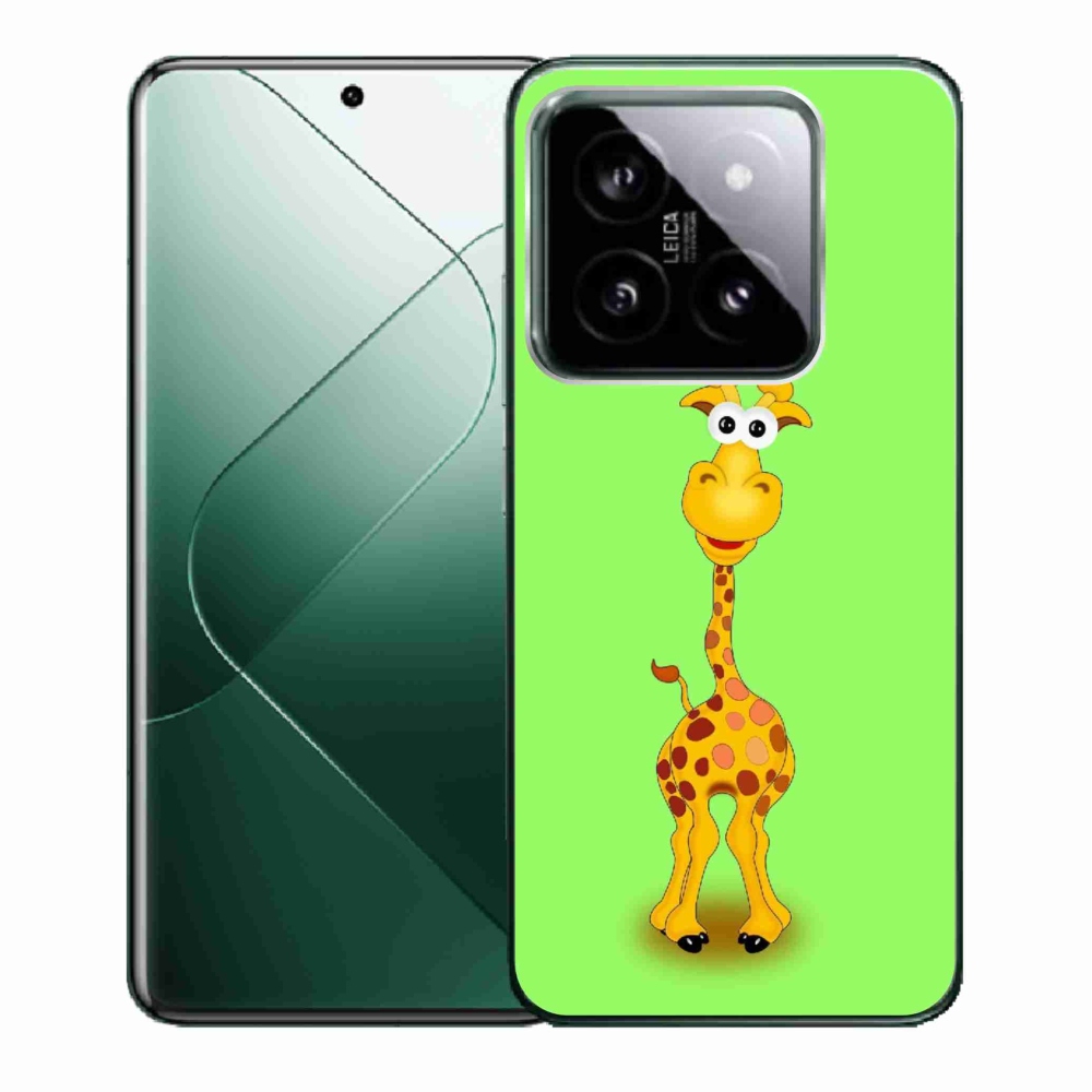 Gél borító mmCase a Xiaomi 14-hez - rajzfilm zsiráf