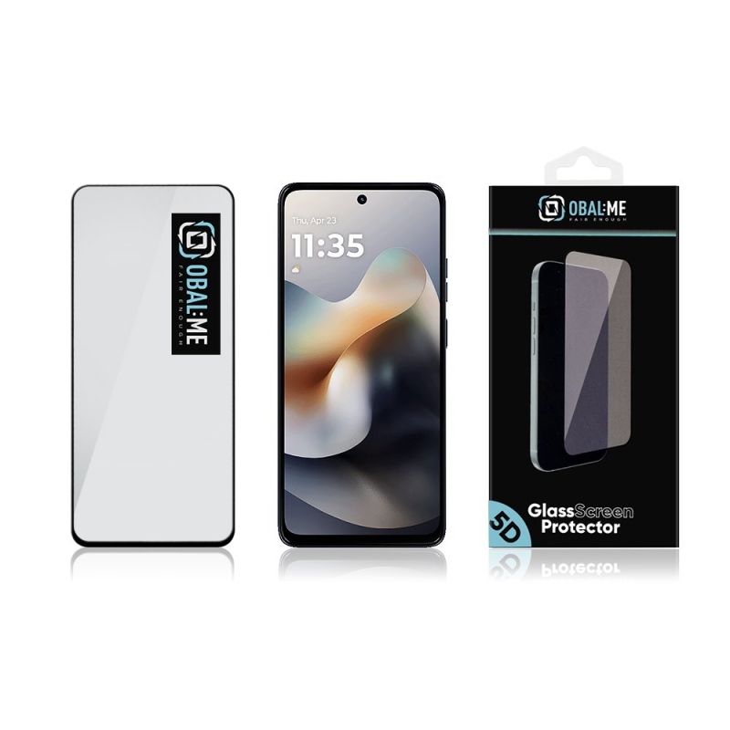 CSOMAG:ME 5D edzett üveg Motorola G56 Fekete