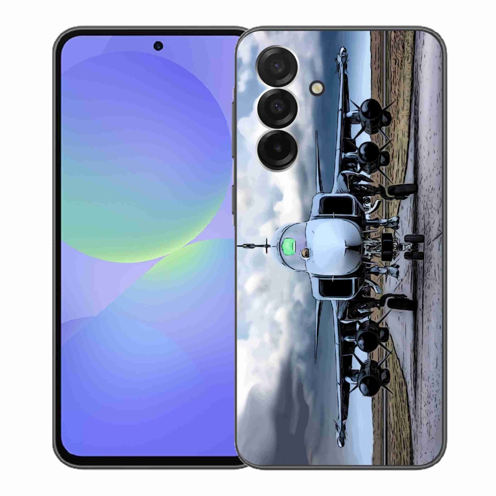 Gél borítás mmCase Samsung Galaxy A36 5G - katonai repülőgépekhez