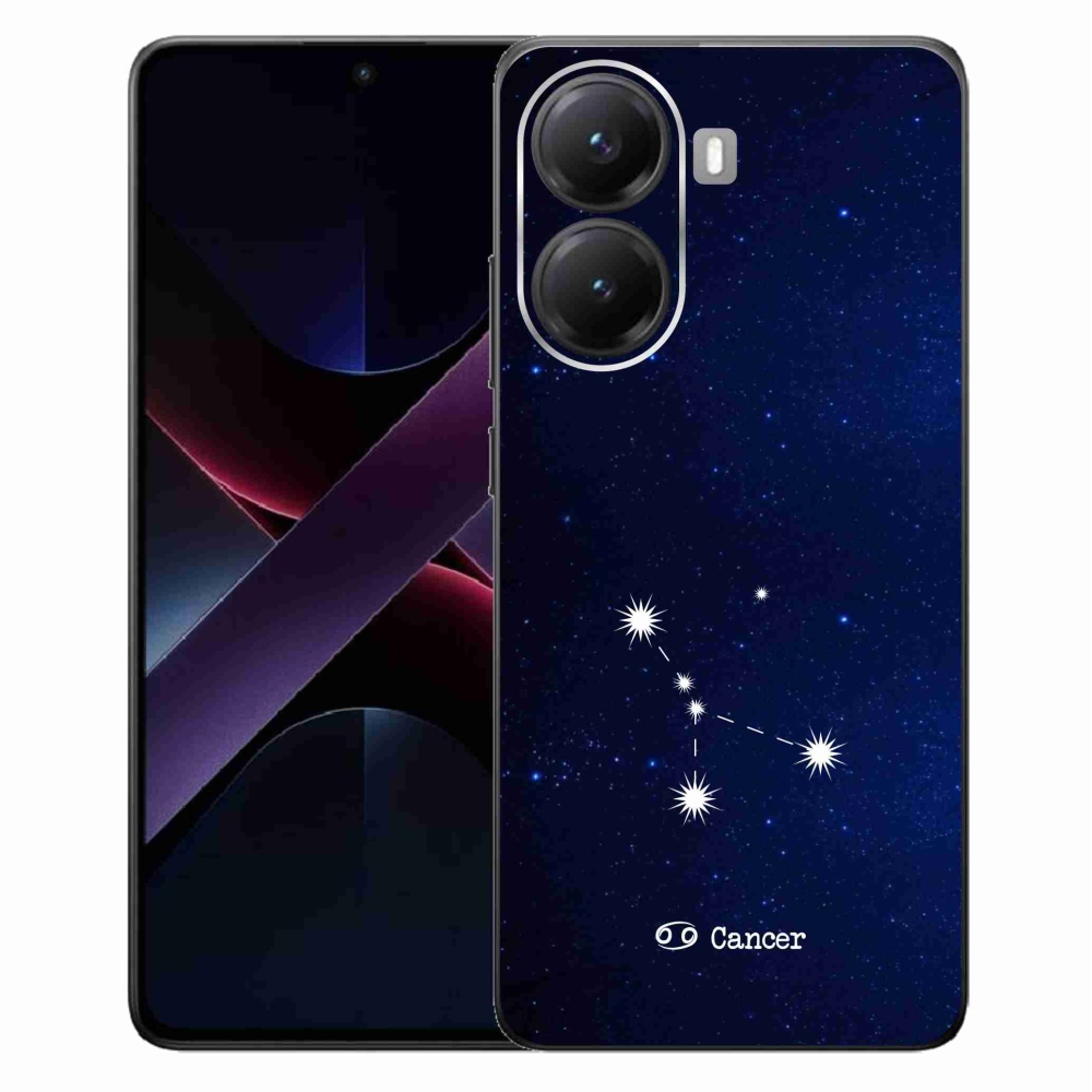 Gél borítás mmCase a Xiaomi Poco X7 Pro 5G számára - csillagkép Rák