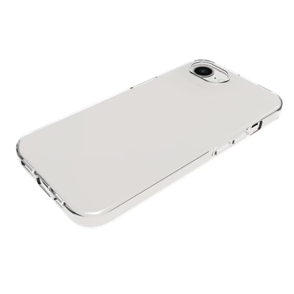 Átlátszó zselés tok iPhone 16e készülékhez - átlátszó