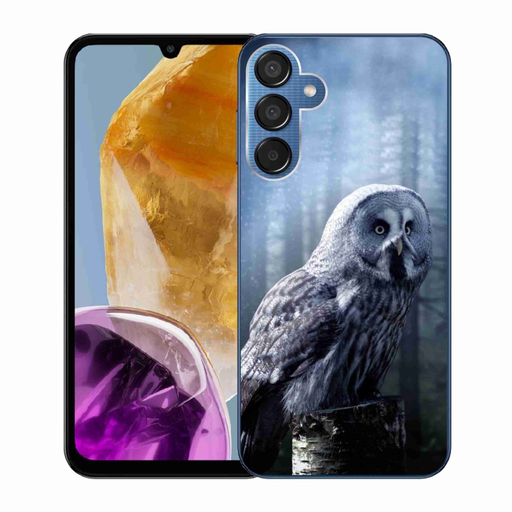 Zselés borítás mmCase Samsung Galaxy M15 5G - bagoly
