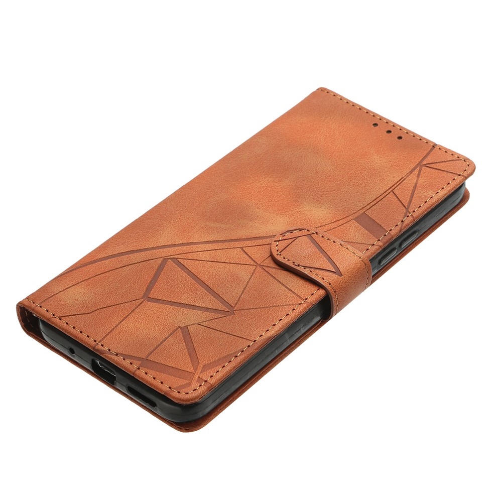 Háromszögek könyvtáska Xiaomi 15T Pro-hoz - barna